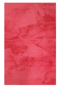 Fluffy warm/soft rug carpet(1.4M X 2.0M) - Red