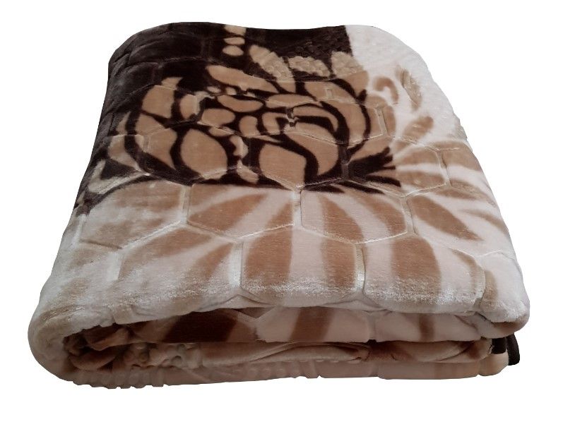 Blanket Fleece - Queen - Brown
