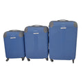 SMTE Hardside Spinner Luggage Set with Protective Corner - 3 Piece - Light Blue