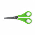 MT Kids Safety Scissors - School Scissors with Ruler Blade - Green