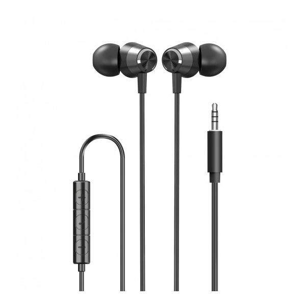 XQISIT In-ear Headset Wired With Jack 3.5mm - Black