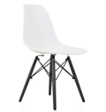 Stylish Black Wooden Leg Chair