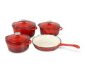 Double Cast Iron Pot Set - 7 Piece