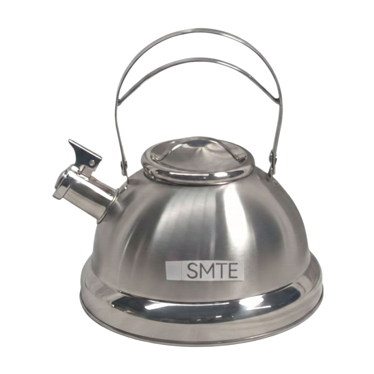 SMTE - Stainless Steel Whistling Kettle, Fast Boil Teapot - Silver