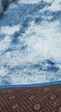 Large Premium Fluffy Carpet/Rug - Blue Mix