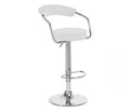 Broadway - Modern PU Leather Barstool - White