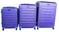 3 Piece Holiday Luggage Set - 30 inch - Purple