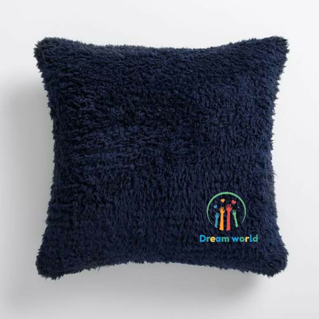 Soft Fluffy Pillow cover Set - Blue