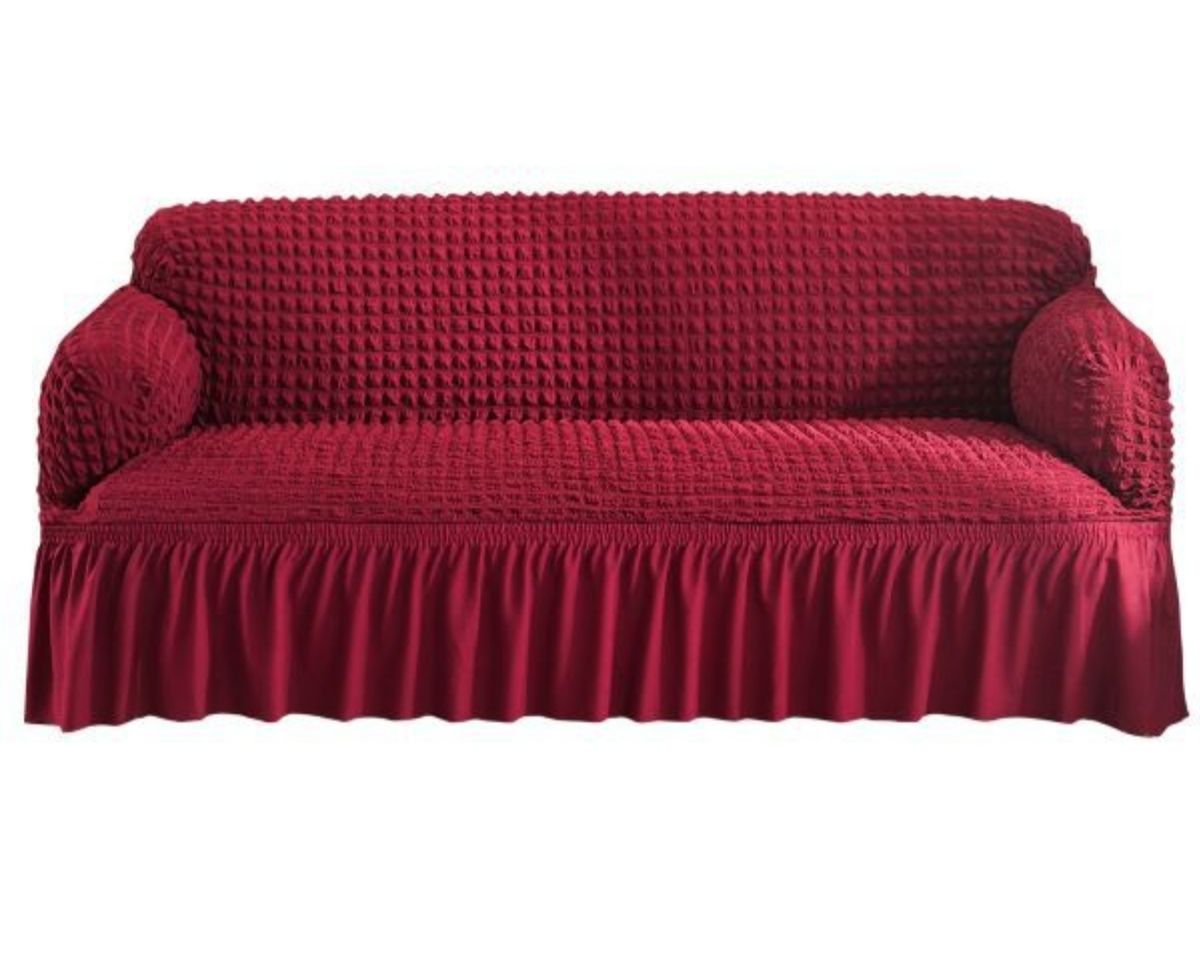 Quality Sofa Covers 3, 2 and 1 Seater - Red