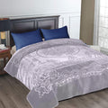 Camel - Luxury Mink Blanket 220x200cm - Warm Winter Fleece - Lilac Mist