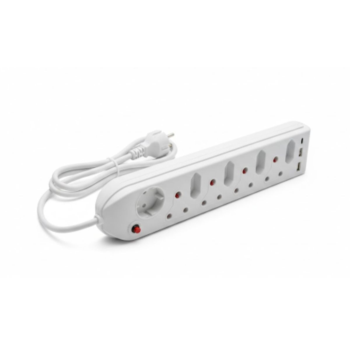 SMTE 9 Way USB Multi-Plug Power Extension with Surge Protection