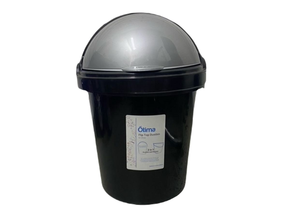 Otima Dustbin And Flip Lid 12L