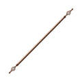 Dmart Expandable Curtain Rod With Twisted Cage Finial - 2m - Broze