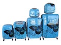 Luxury PC Travel Luggage 6 Piece - Butterflies