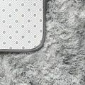 Light Fluffy Shaggy Rug/Carpet - Grey&White