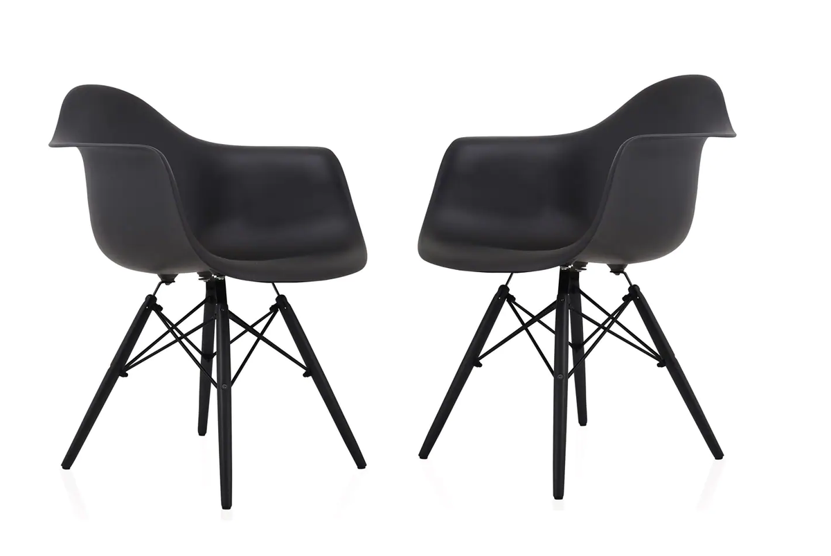 Modern Eiffel Arm Chairs - Set of 2