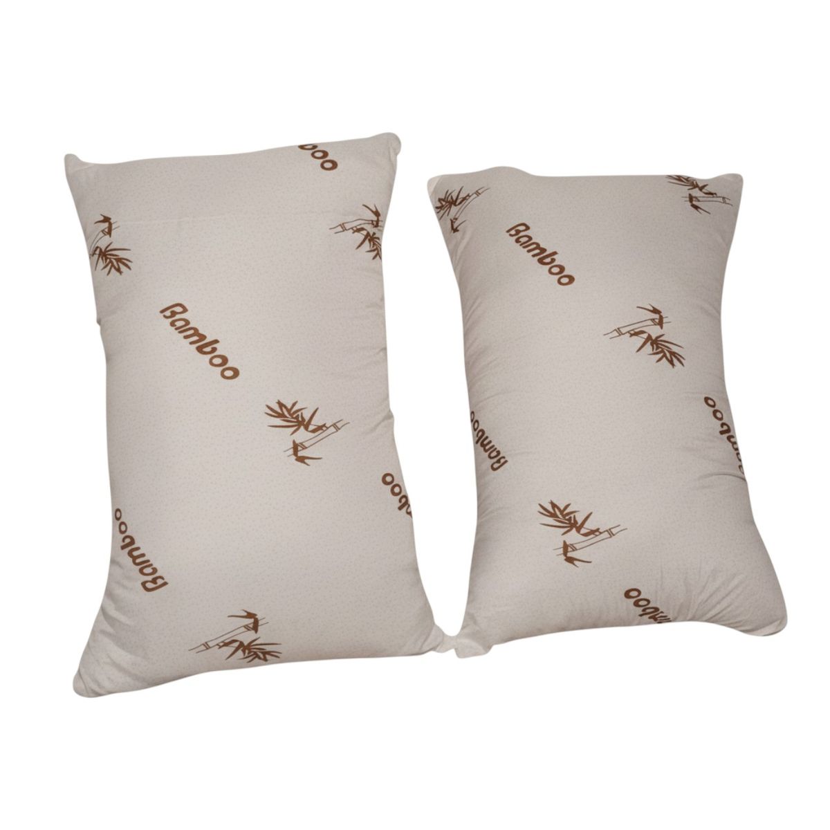 SMTE Bamboo Memory Foam Pillow Set