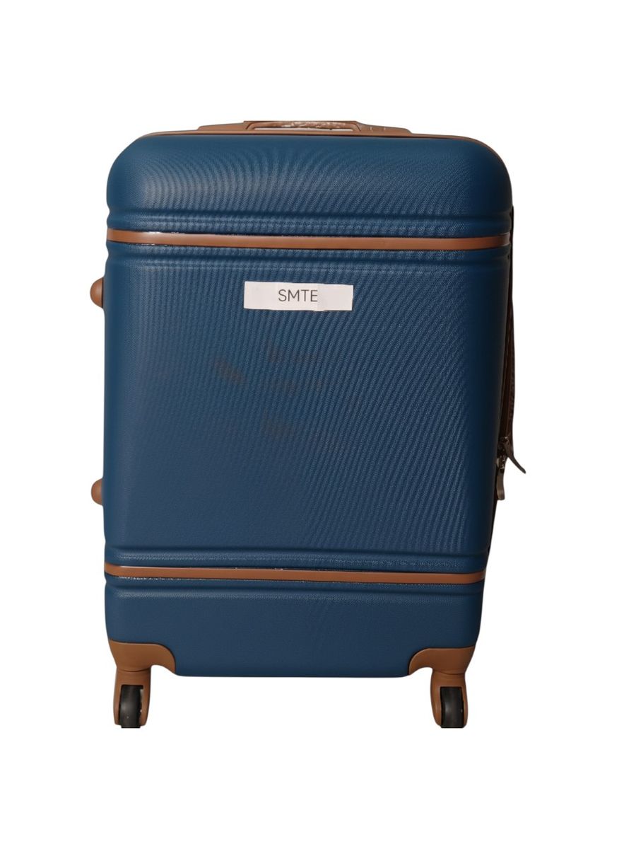 SMTE 23 Inch Hardshell Suitcase - Lightweight Navy Blue Travel Luggage