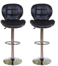 Stylish Barstool - Black - Set of 2