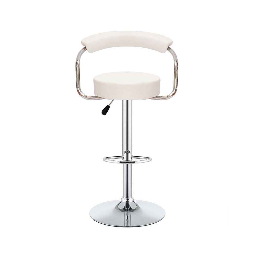 White Succulent Bar Stool