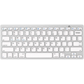 Wireless Keyboard - White & Silver Bluetooth Keyboard - Slim Mini Keyboards