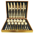 24 Piece Cutlery Set- (Gold)