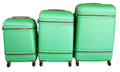 3 Piece Travel Luggage Bag Set - Light Green