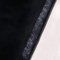 Fluffy warm/soft rug carpet(1.6M X 2.3M) - Black