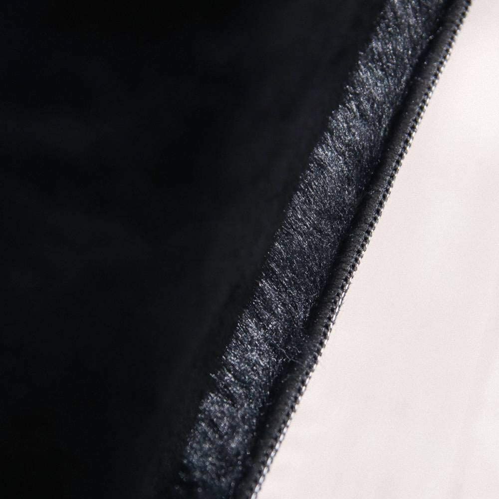 Fluffy warm/soft rug carpet(1.6M X 2.3M) - Black