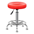 360 Degree Rotation Saloon Stool - Red