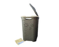 Classic Laundry Daisy Basket & SMTE Pegs Pack - Grey