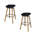 Lifestyle Kitchen/ Bar Stool - Black - Set of 2 Chairs