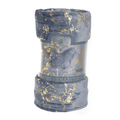 Blue & Gold Luxury Plush Throw Blanket