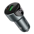 Hoco Z42 PD20W + QC3.0 Quick Car Charger - Grey