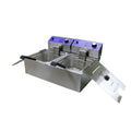 DH- Two Tank Stainless Steel Electric Deep Fryer - 12L
