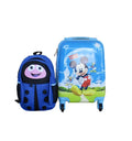 Disney Mickey Mouse Kids Suitcase & Blue Ladybug Backpack Set -Travel Combo