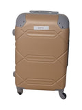 SMTE 27-Inch Luxe-Glide Hard Shell Suitcase - Rose Gold