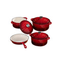 DH - 7 Piece Signature Cast Iron -Empire Red
