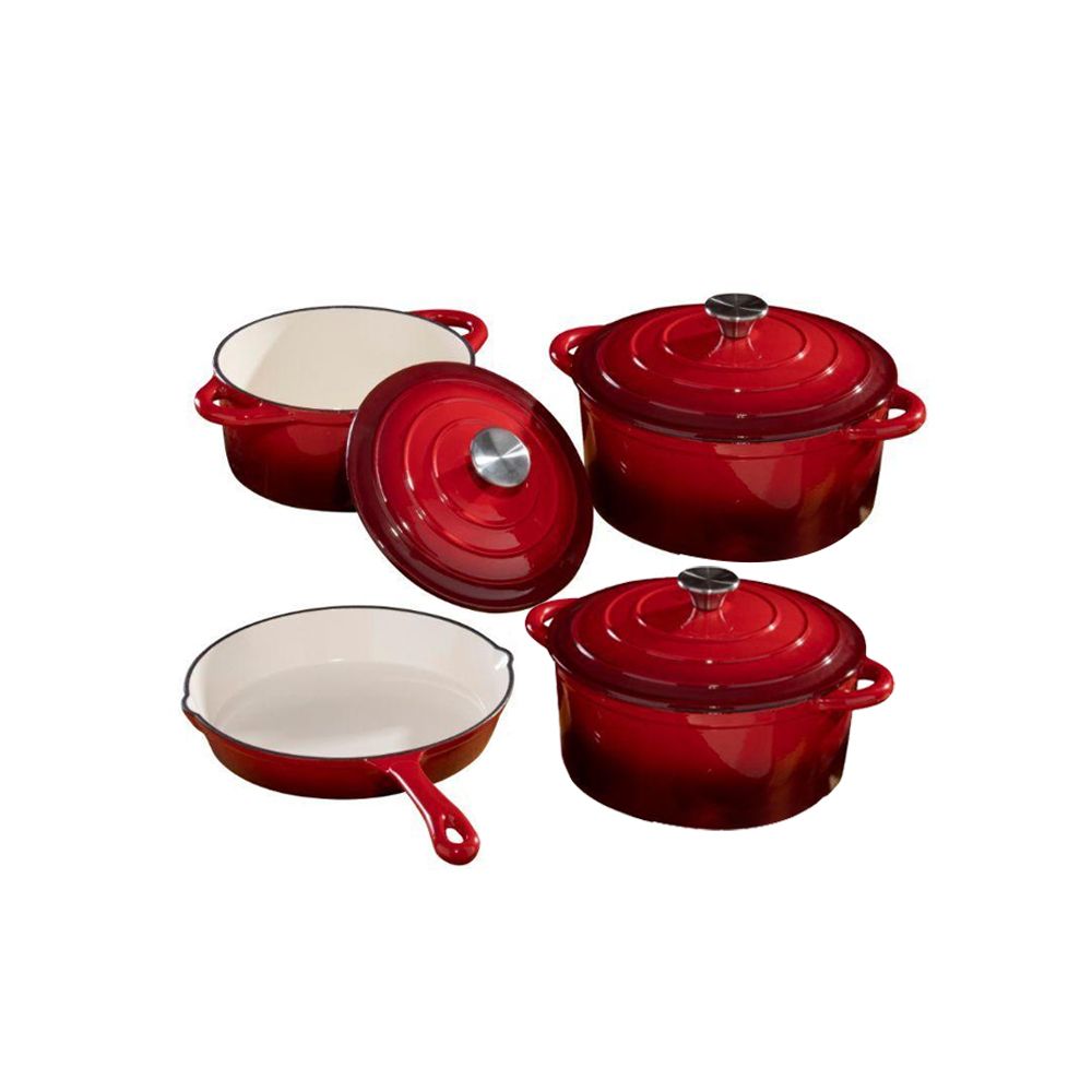 DH - 7 Piece Signature Cast Iron -Empire Red