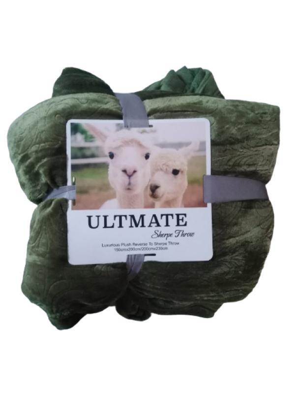 Ultimate Sherpe Throw - Green