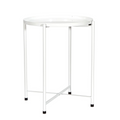 Metal Coffee Table - White