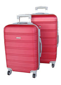 2 Piece Premium Luggage Set - Red
