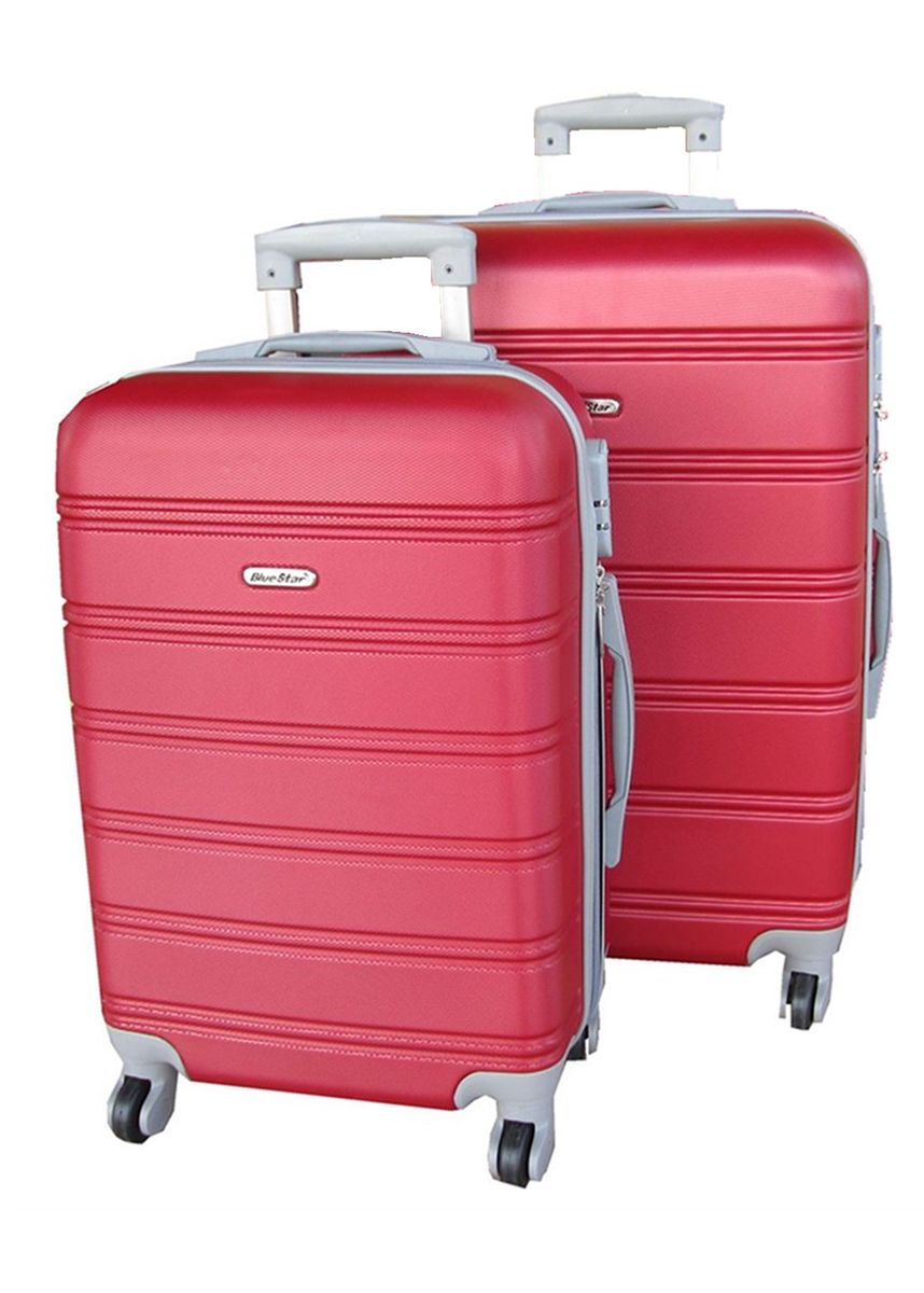 2 Piece Premium Luggage Set - Red