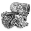 Rainbow - Fleece Blanket 210x180cm - Warm Winter Throw - Liquid Grey