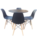Round Table Set - Black