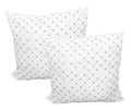 Super Soft Non-Shrink Silk Mat Continental Pillow - 50cm x 70cm (2 Piece)