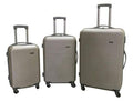 3 Piece Hard Outer Shell Luggage Set - Gold