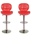 Stylish Barstool - Red - Set of 2