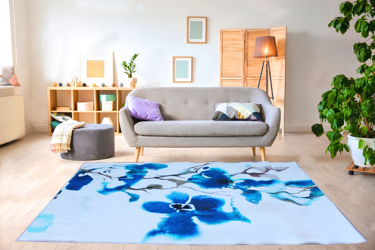 200cm x 150cm - Modern Printed 3D Geometric Design Area 35 Rug