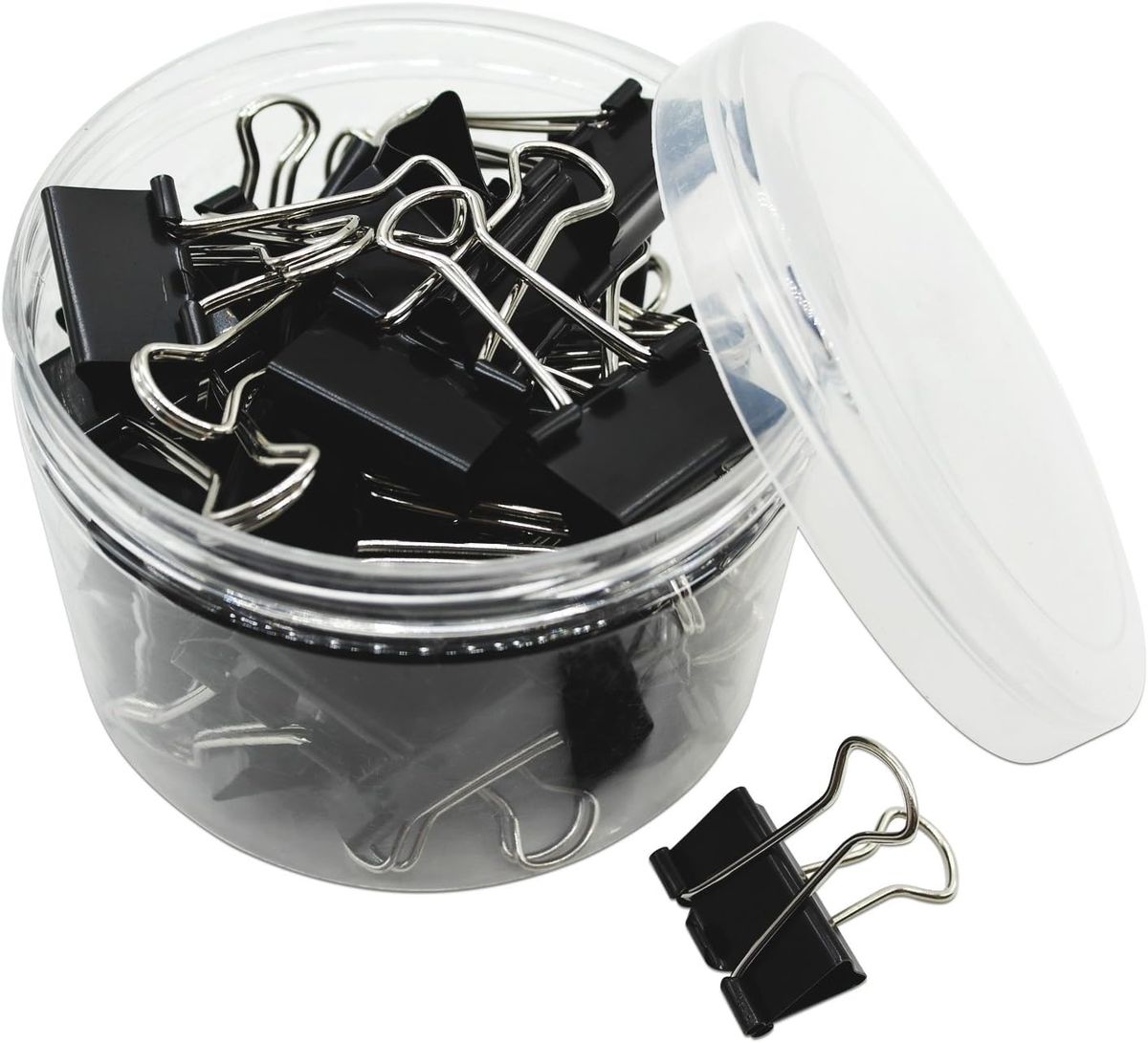 SMTE 24-Piece 41mm Heavy Duty Metal Binder Clips